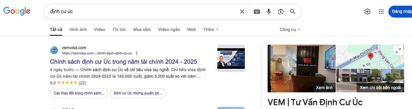 Kết quả của học viên sau khóa Đào Tạo SEO online thực chiến