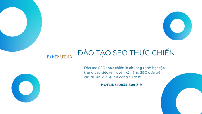ĐÀO TẠO SEO THỰC CHIẾN 1 KÈM 1