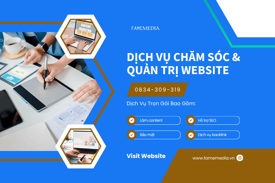 DỊCH VỤ CHĂM SÓC WEBSITE
